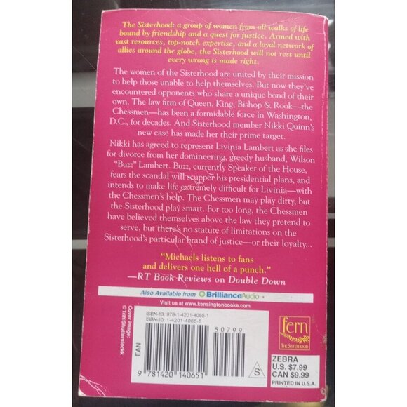 Crash and Burn by Fern Michaels PB Women’s Fiction Drama Novel - Picture 2 of 2